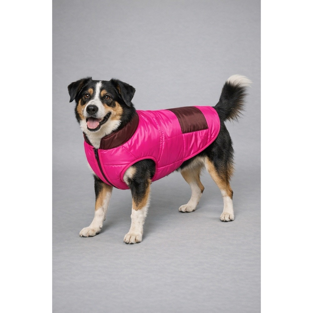 Dog and Cat Puffer Vest - Boots‎ & Barkley-Pink Size Medium